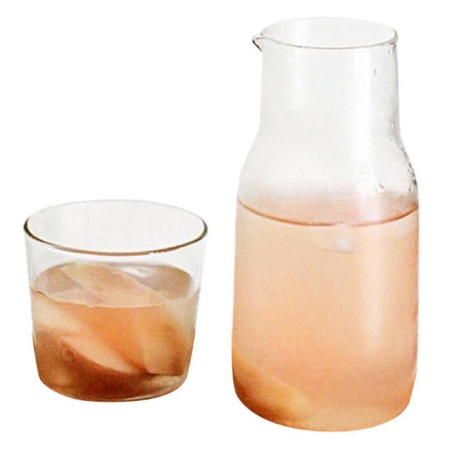 bedside water carafe - clear