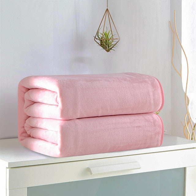 Flannel Fleece Throw Blanket