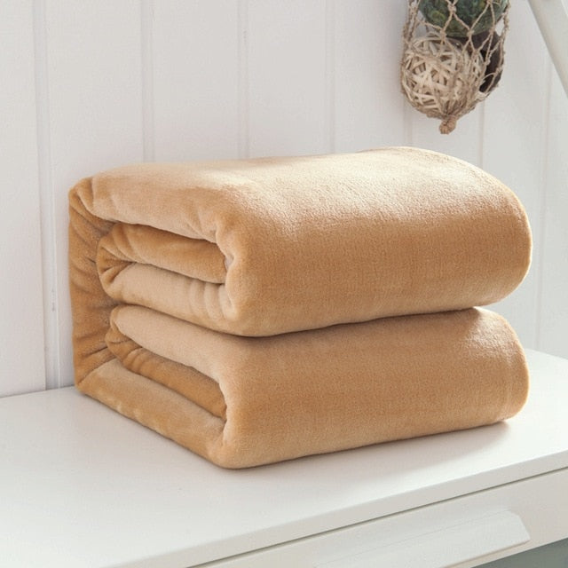 Flannel Fleece Throw Blanket