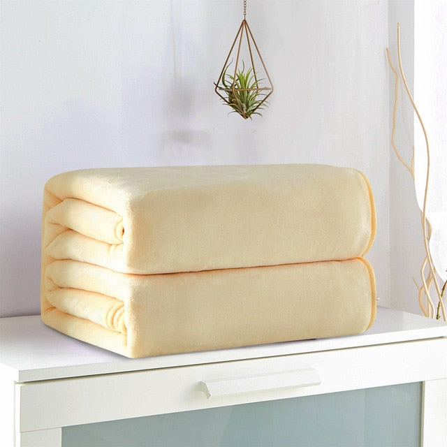 Flannel Fleece Throw Blanket