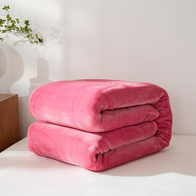 Flannel Fleece Throw Blanket
