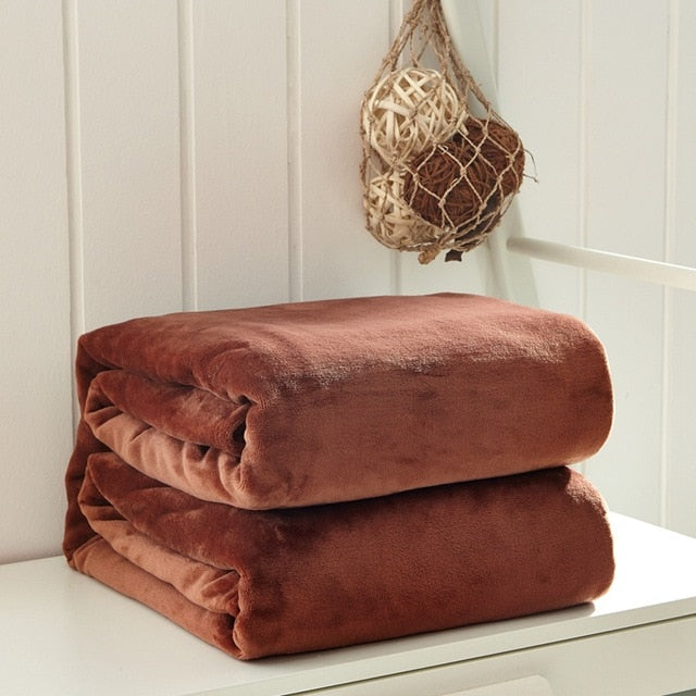 Flannel Fleece Throw Blanket