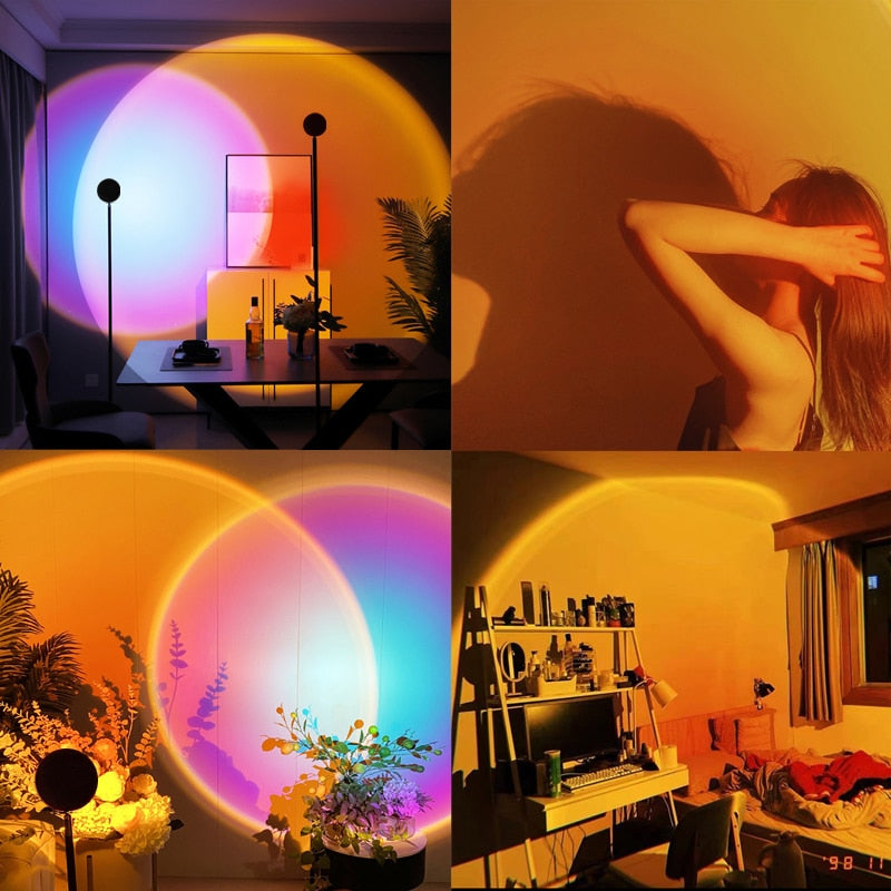 sunset projection lamp